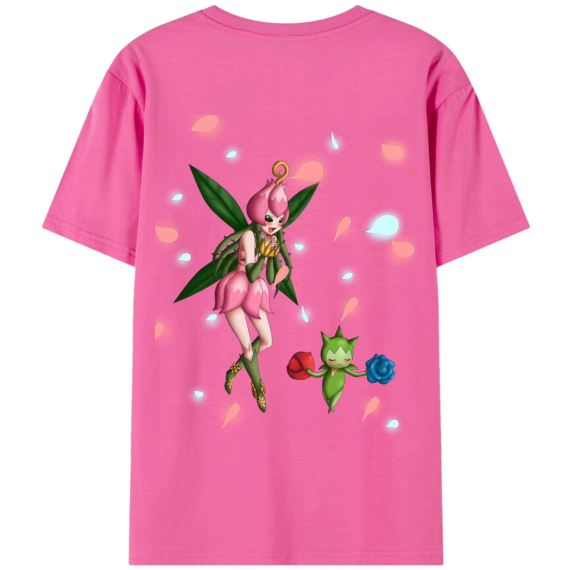 （画像用） Digimon デジタルモンスター/デジモン レディース半袖Tシャツ(バックプリント)